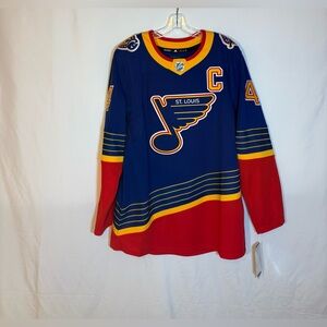 Adidas St Louis Blues #44 Pronger Alternate Hockey Jersey Size 44